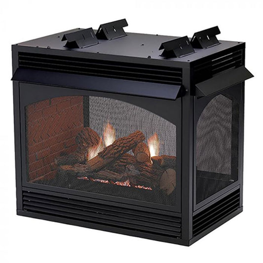 White Mountain Hearth Vail 36" Peninsula & See Through