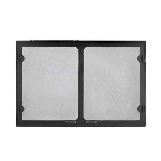 Majestic 36" Grand Vista Cabinet Style Mesh Doors - Black
