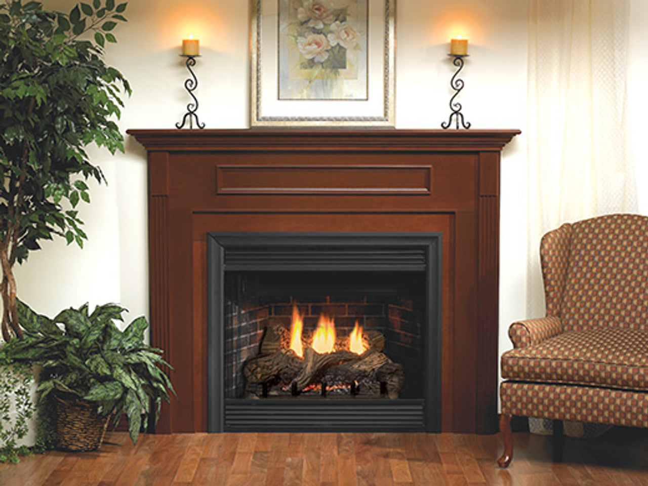 White Mountain Hearth Keystone Deluxe-Natural Gas  White Mountain Hearth